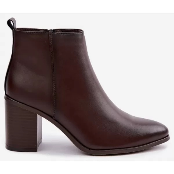  Botine de dama SERGIO LEONE BT-50-S CIOCOLATĂ 