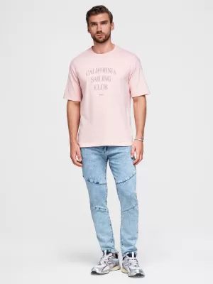 Pantaloni pentru bărbați OMBRE P1527 ALBASTRU