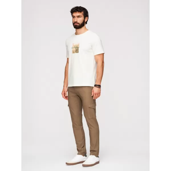  Pantaloni pentru bărbați OMBRE P1515 MĂSLINE 