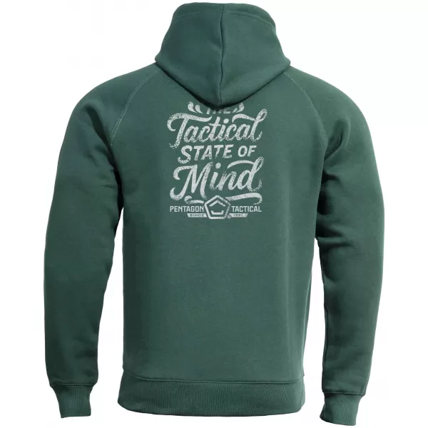  Hanorac pentru bărbați PENTAGON PHAETON HOOD STATE OF MIND K09021-ST SPRINGBOK VERDE 