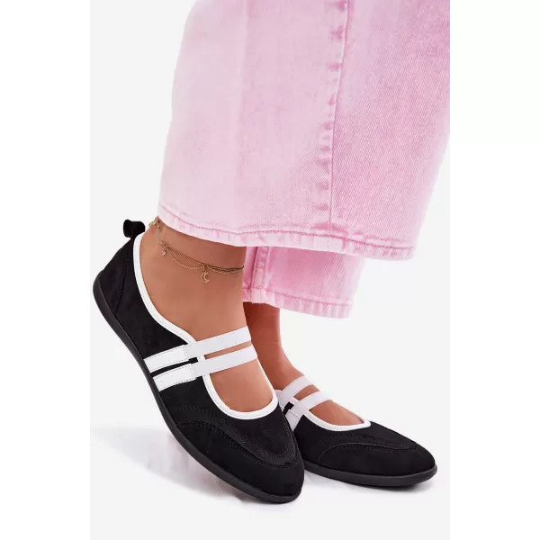 Balerini de dama BOTO 22-383 NEGRU 
