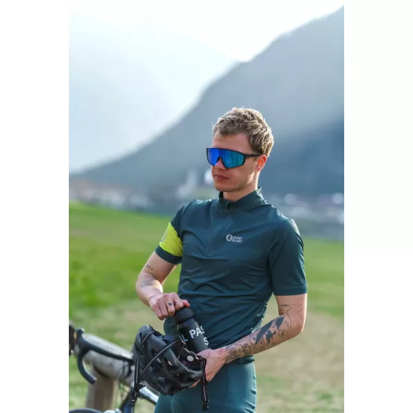  Tricou de ciclism pentru bărbați NORDBLANC CAMEL NBSMF8079 VERDE ÎNCHIS 