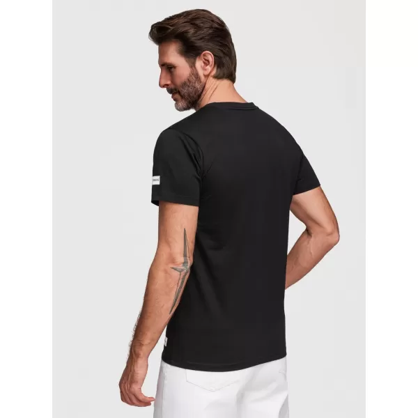  Tricou pentru bărbați OMBRE OM-TSPT-0269 NEGRU 