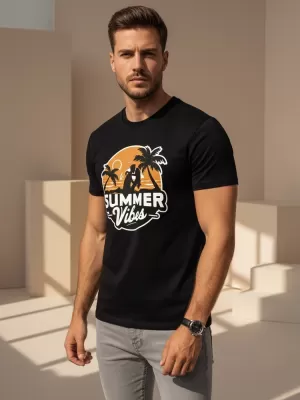 Tricou pentru bărbați DSTREET NX044R NEGRU