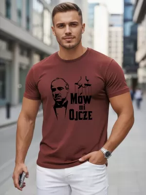 Tricou pentru bărbați DSTREET NX5145R-BU CLARET