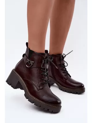Pantofi de dama BOTO ASA301-1 BURGUNDIA