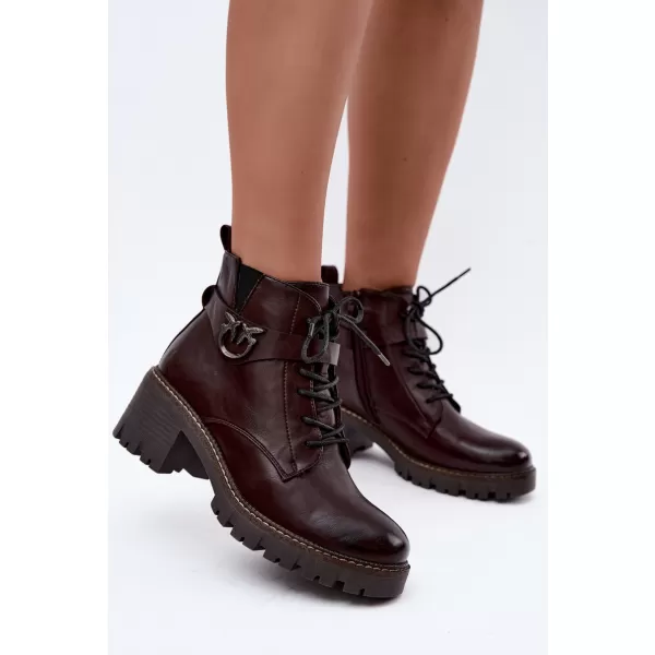  Pantofi de dama BOTO ASA301-1 BURGUNDIA 