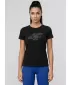 Tricou pentru femei 4F WMM00TTSHF3309 NEGRU ADÂNC