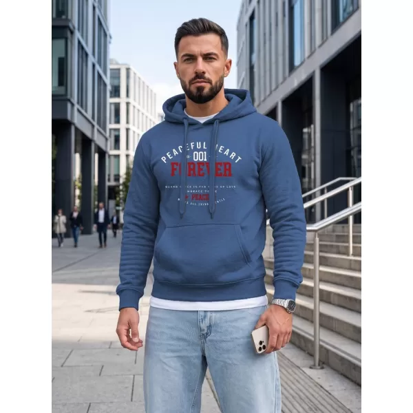  Hanorac pentru bărbați DSTREET NX5150BX-17-09 ALBASTRU 