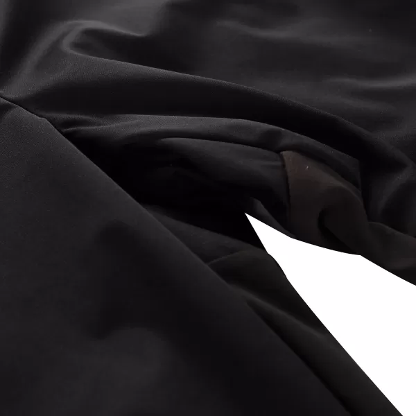  Pantaloni softshell dama ALPINE PRO ABARA 2 NEGRU 
