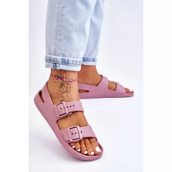  Sandale dama BIG STAR LL274744 PURPLE Big Star Pantofi 