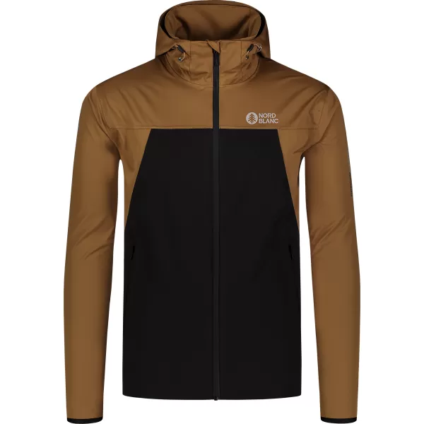  Jachetă softshell impermeabilă pentru bărbați NORDBLANC EXPEDITIOUS NBSSM8323 MARO 