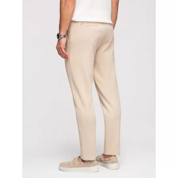 Pantaloni pentru bărbați OMBRE OM-PACP-0292 BEJ 