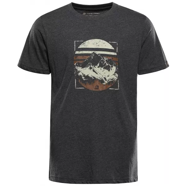  Tricou funcțional pentru bărbați ALPINE PRO GREM 3 VARIANTA NEAGRA PA 