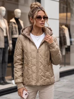 Geaca de dama DSTREET TY5780 CARAMEL