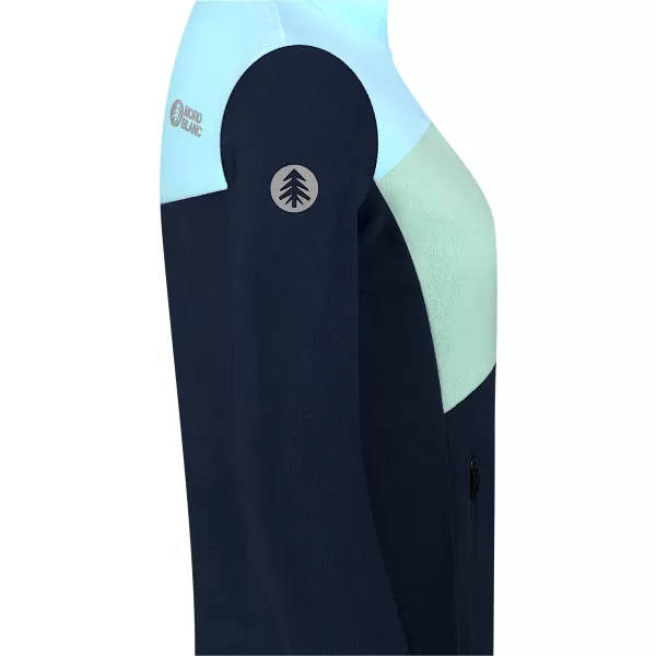  Hanorac ușor de damă din fleece NORDBLANC BEECH NBSFL8375 ALBASTRU 