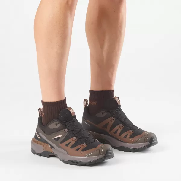  Pantofi pentru bărbați SALOMON X ULTRA 360 GORE-TEX L45473300 NEGRU/GRI PESCĂRUŞ ÎNCHIS/PĂMÂNT ÎNTUNECAT 