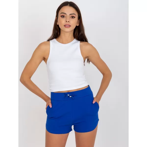  Pantaloni scurți de damă BASIC FEEL GOOD AP-SN-119.07 ALBASTRU ÎNCHIS 