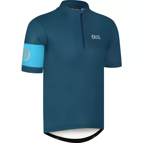  Tricou de ciclism pentru bărbați NORDBLANC CAMEL NBSMF8079 ALBASTRU 