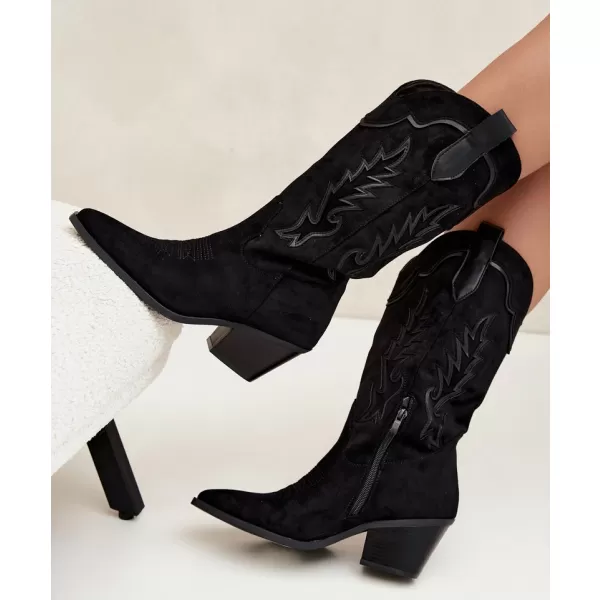  Cizme de dama BOTO 2586A NEGRU 