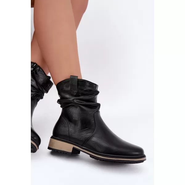  Cizme de dama BOTO ASA295-1 NEGRU 