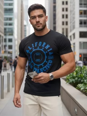 Tricou pentru bărbați DSTREET RX5085 NEGRU