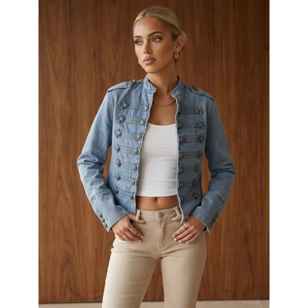  Geaca de dama DSTREET TY6045 ALBASTRU DESCHIS 