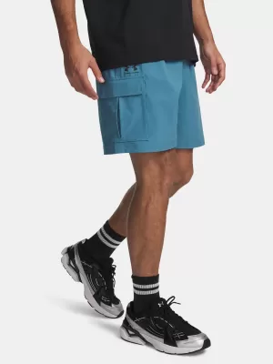 Pantaloni scurți pentru bărbați UNDER ARMOUR VIBE WOVEN CARGO SHORT 1386560-466 ALBASTRU