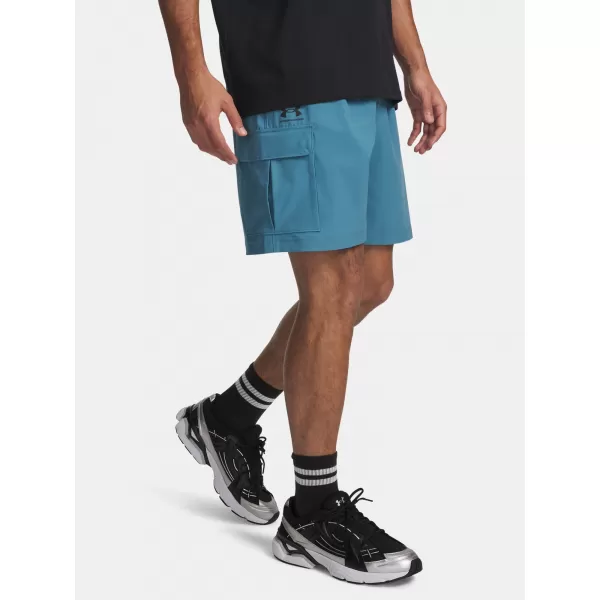  Pantaloni scurți pentru bărbați UNDER ARMOUR VIBE WOVEN CARGO SHORT 1386560-466 ALBASTRU 