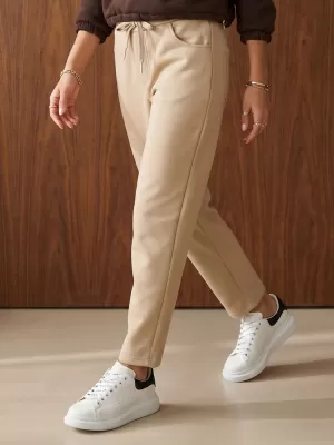Pantaloni de dama DSTREET UY3212 BEJ