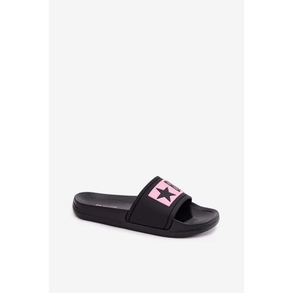  Papuci copii BIG STAR SHOES TT374A004 NEGRU/ROZ 