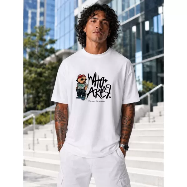  Tricou pentru bărbați DSTREET NX1035R-WH-O ALB 