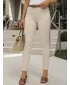 Pantaloni de dama DSTREET UY3053 ECRU
