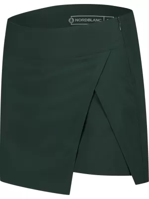 Fustă scurtă pentru femei NORDBLANC LIGHTNESS NBSSL8356 VERDE ÎNCHIS