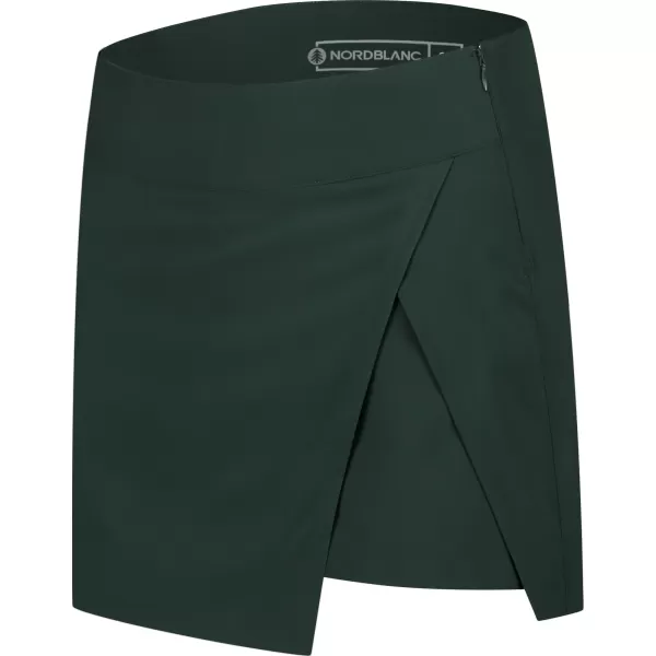  Fustă scurtă pentru femei NORDBLANC LIGHTNESS NBSSL8356 VERDE ÎNCHIS 