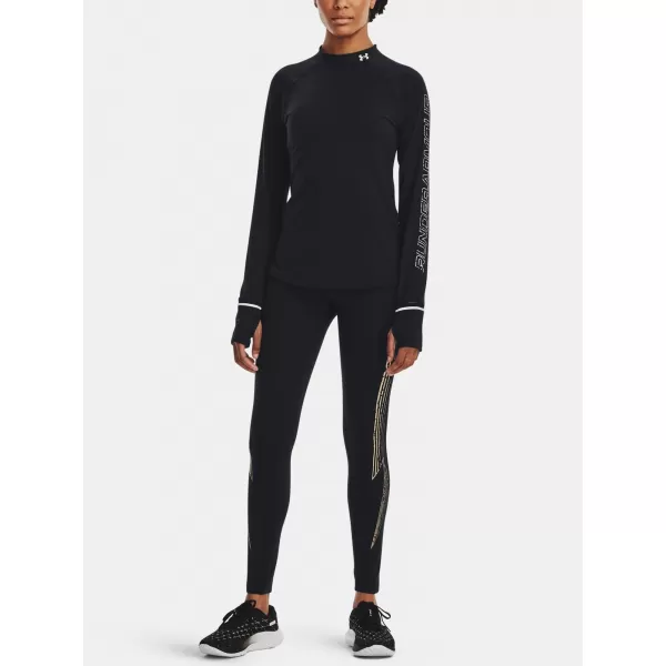  Tricou pentru femei UNDER ARMOUR UA OUTRUN THE COLD LS 1373208-001 NEGRU 