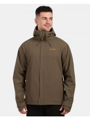 Jachetă hardshell pentru bărbați KILPI MONTANA-M 1M0102KI KAKI