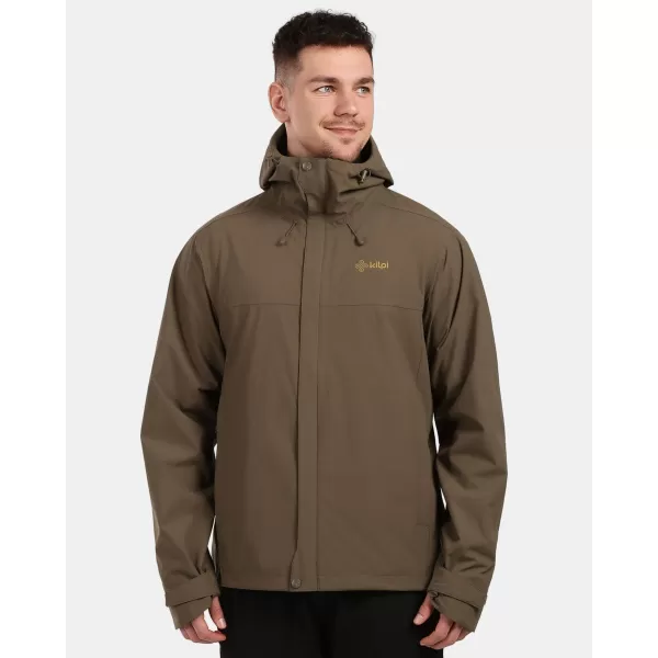  Jachetă hardshell pentru bărbați KILPI MONTANA-M 1M0102KI KAKI 