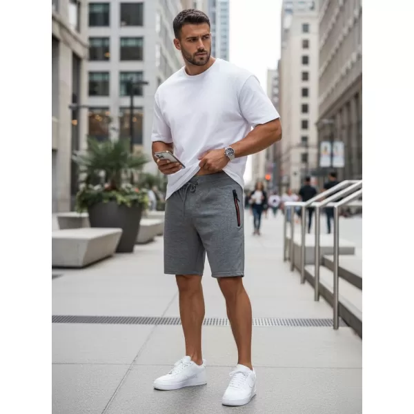  Pantaloni scurți pentru bărbați DSTREET SX2276 GRI ÎNCHIS 