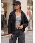 Geaca de dama DSTREET TY6023 NEGRU