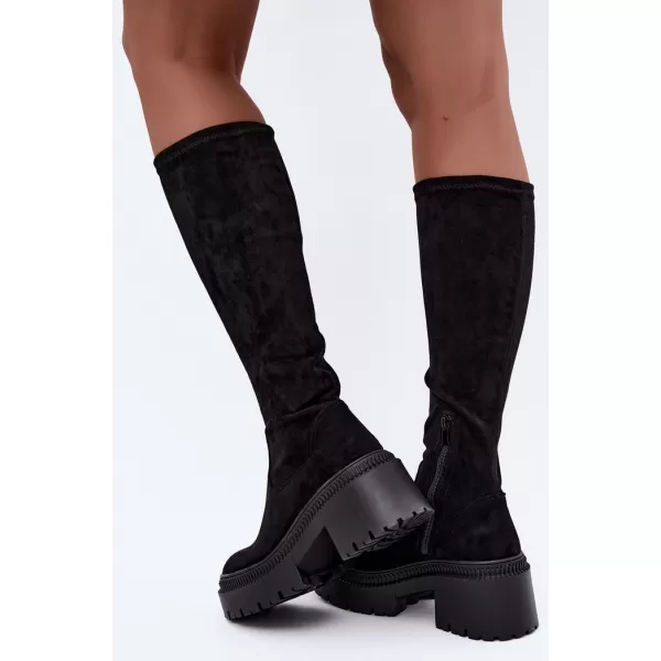  Cizme de dama BOTO 9671A-1 NEGRU 