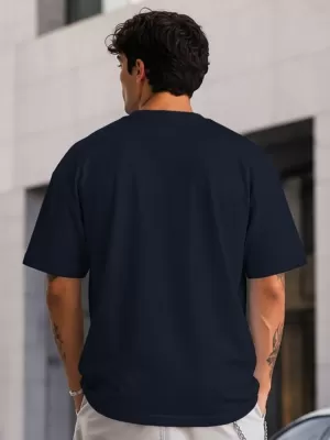 Tricou pentru bărbați DSTREET RX5684 ALBASTRU ÎNCHIS