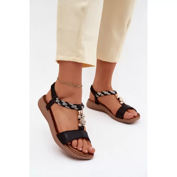  Sandale de dama S.BARSKI KV61-6051 NEGRU 