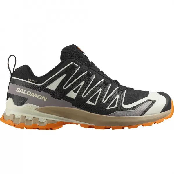 Pantofi pentru bărbați SALOMON XA PRO 3D V9 GORE-TEX L47881900 GHEAȚĂ NEAGRĂ/VANILIE/TURMERIC 