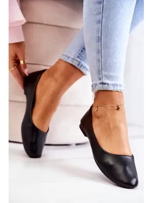 Balerini de dama EVENTO 9BL02-1029 NEGRU