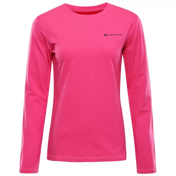  Tricou de damă cu uscare rapidă ALPINE PRO LOUSA STRĂLUCIRE ROZ 