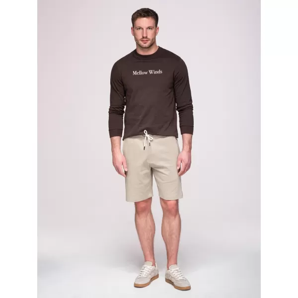  Pantaloni scurți pentru bărbați OMBRE OM-SRBS-0205 BEJ DESCHIS 