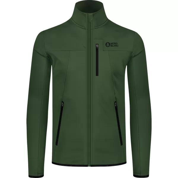  Hanorac powerfleece pentru bărbați NORDBLANC MORASS NBSFM8335 VERDE 