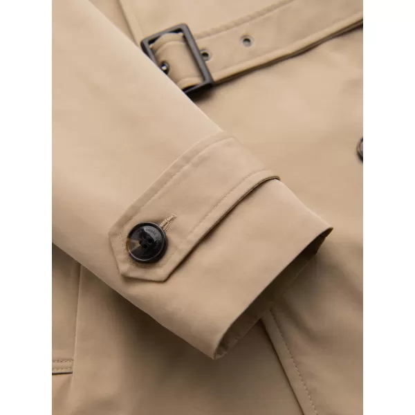 Palton pentru bărbați OMBRE OM-COLC-0146 BEJ 