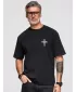 Tricou pentru bărbați OMBRE OM-TSCT-0276 NEGRU